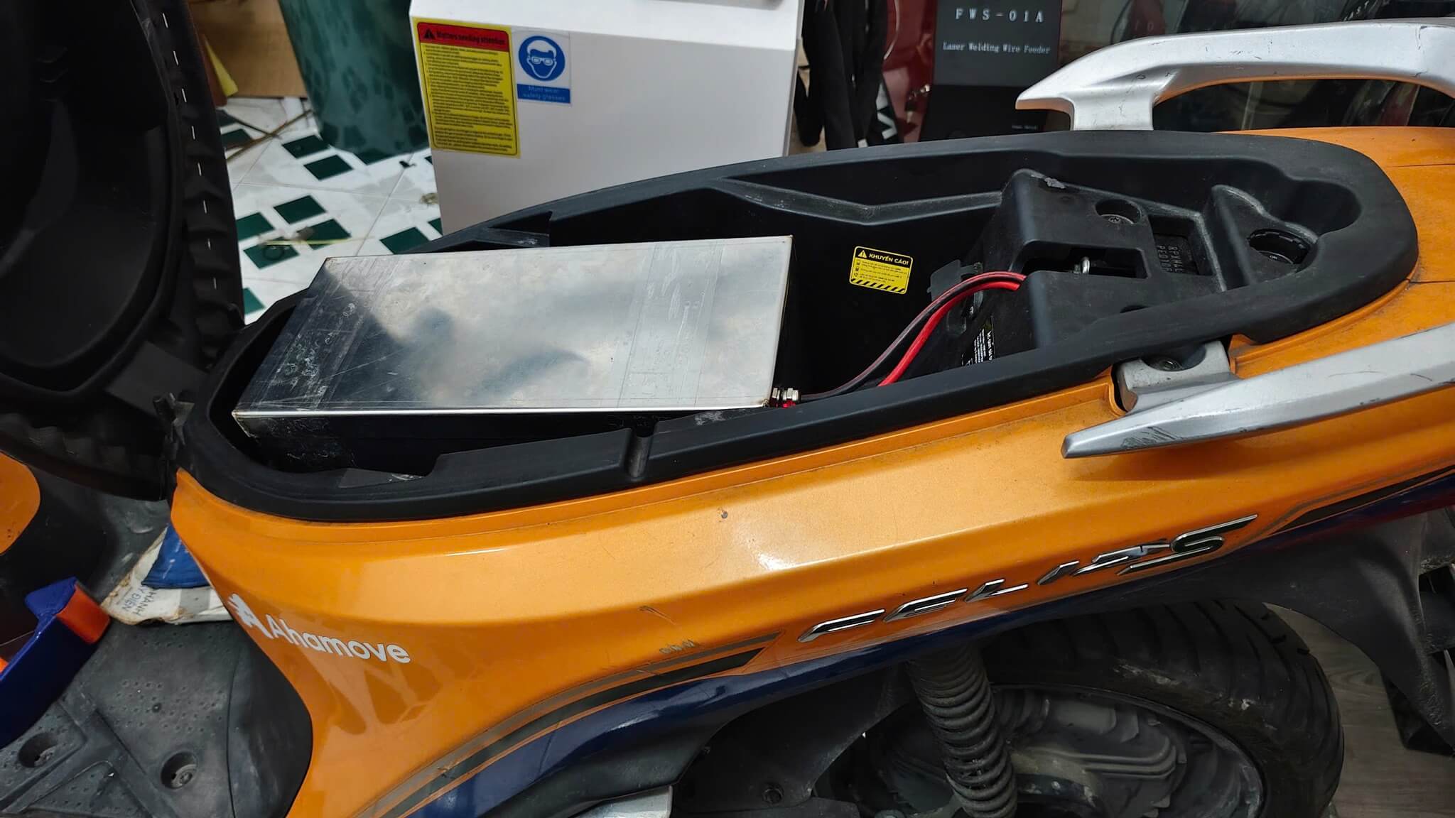 Pin bỏ cốp cho xe feliz và evo - Ảnh 3