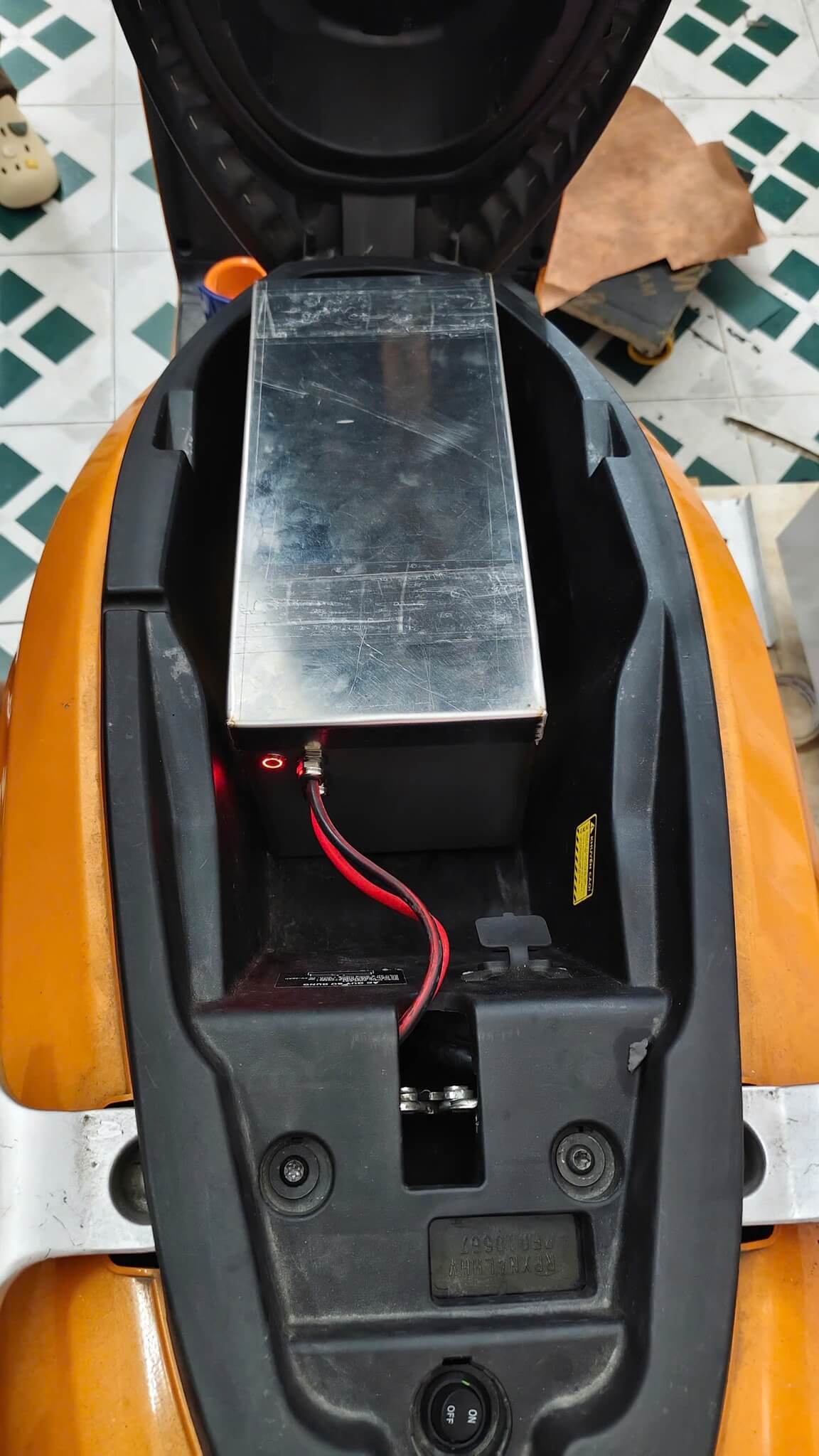 Pin bỏ cốp cho xe feliz và evo - Ảnh 13