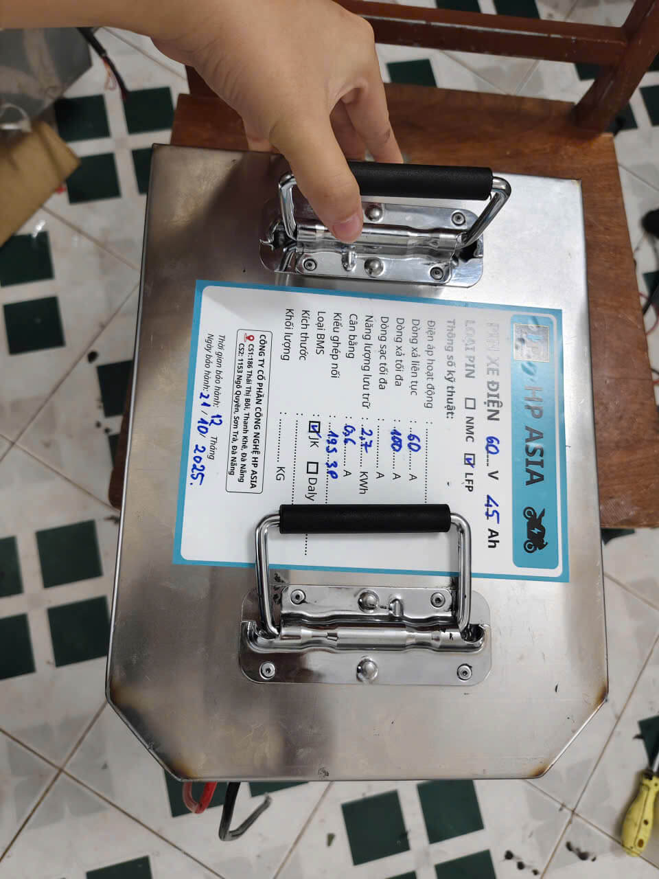 Pin 60V45Ah LFP Cho xe Vinfast Klara A2, A1 - Ảnh 3